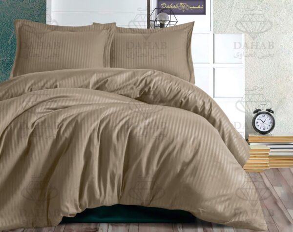 Turkish stripe bed sheet set - طقم استرايب تركي (١١ لون)