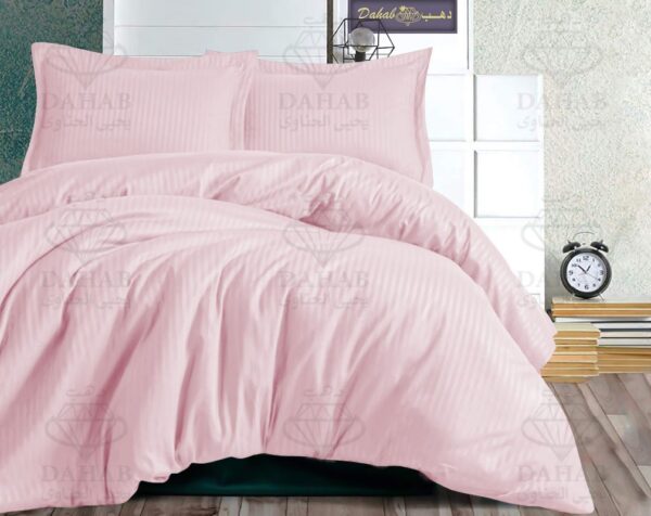 Turkish stripe bed sheet set - طقم استرايب تركي (١١ لون)