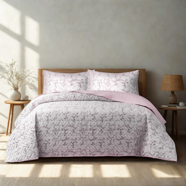 Elif Capitoneُ coverlet , 3 pcs - كوفرته كابتونية ايليف 3ق