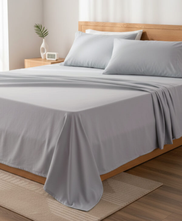 Nouval bed sheet set , 4 pcs - طقم نوفال ساده ٤ق