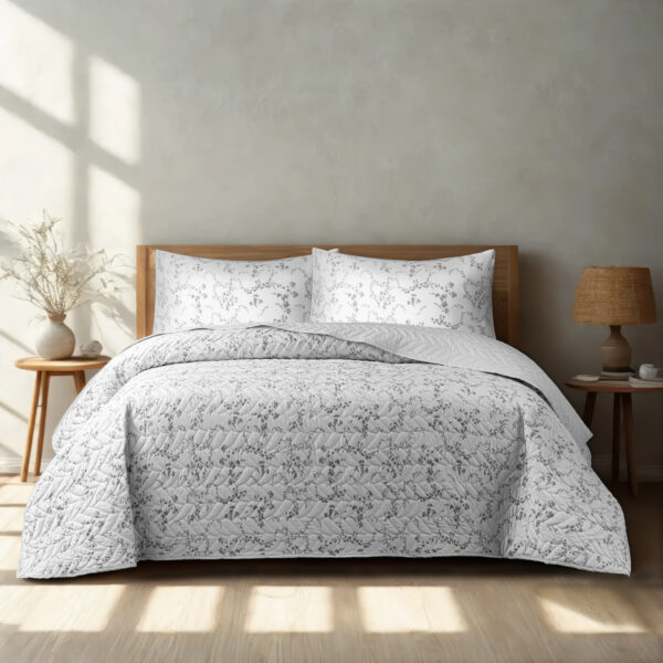 Elif Capitoneُ coverlet , 3 pcs - كوفرته كابتونية ايليف 3ق