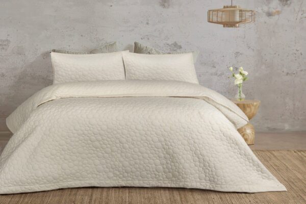 Rotunda Capitonné Bedspread Set – 3 Pieces