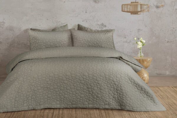 Rotunda Capitonné Bedspread Set – 3 Pieces