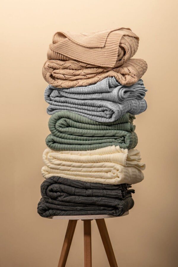 Aran Knit Bedspread – 1 Piece