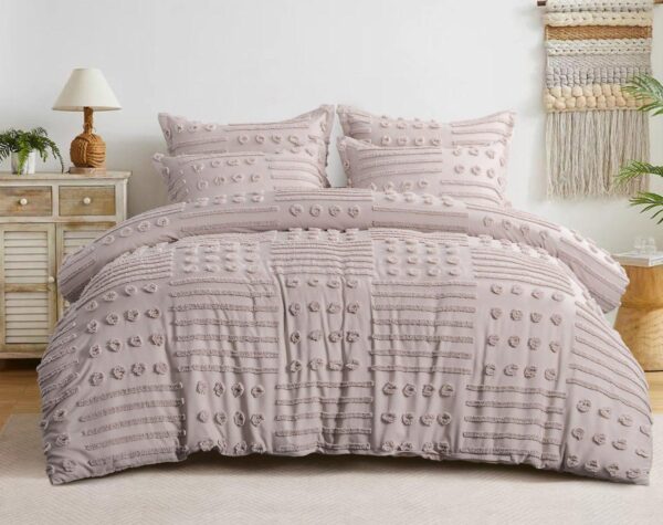 Boho Capitonné Bedspread Set – 3 Pieces