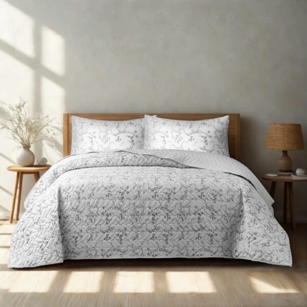 Elif Capitonné Bedspread Set – 3 Pieces
