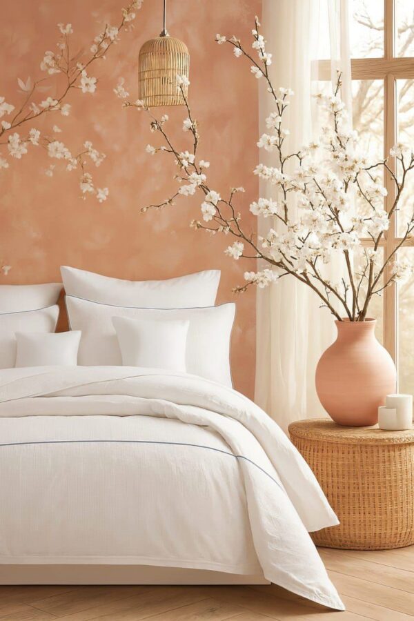 Cotton Satin Plaid Bed Set – 5 Pieces