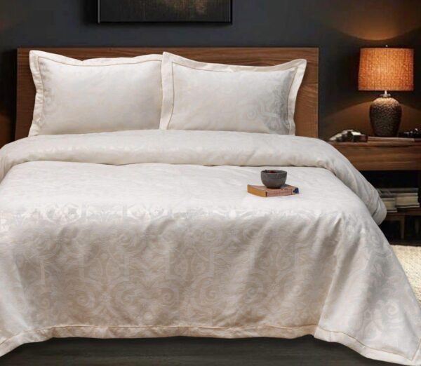 Amanda Jacquard Bedspread Set – 3 Pieces