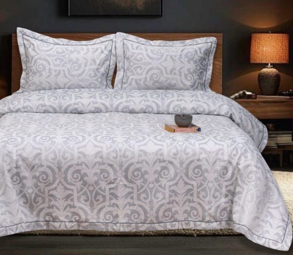 Amanda Jacquard Bedspread Set – 3 Pieces