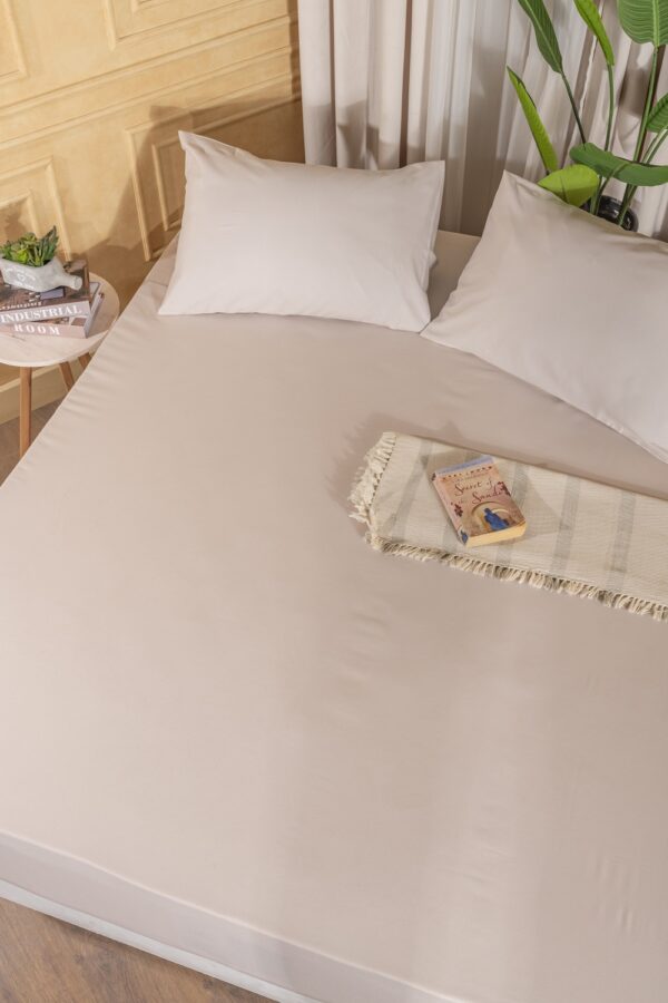Percale Fittedsheet 120 cm , 2 pcs - ملايه استيك بيركال ١٢٠ سم ٢ق