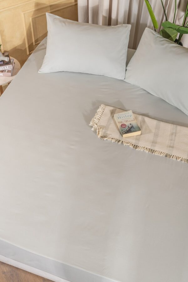 Percale Fittedsheet 120 cm , 2 pcs - ملايه استيك بيركال ١٢٠ سم ٢ق