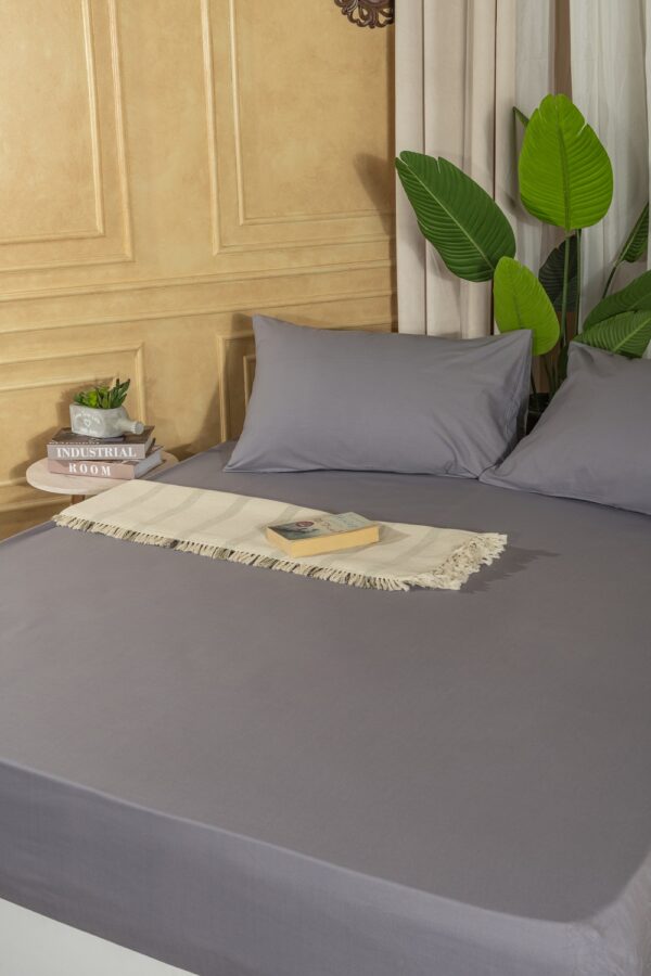 Percale Fittedsheet 120 cm , 2 pcs - ملايه استيك بيركال ١٢٠ سم ٢ق