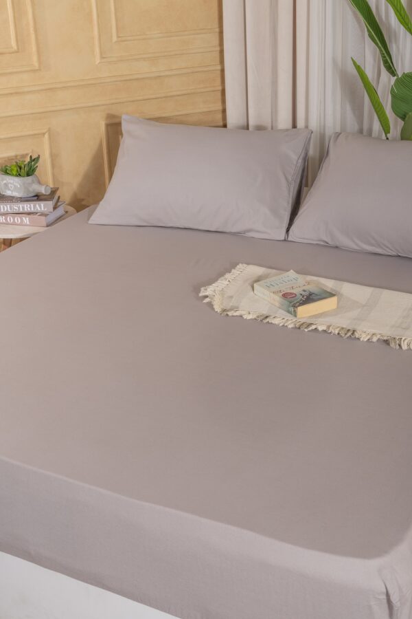 Percale Fittedsheet 120 cm , 2 pcs - ملايه استيك بيركال ١٢٠ سم ٢ق