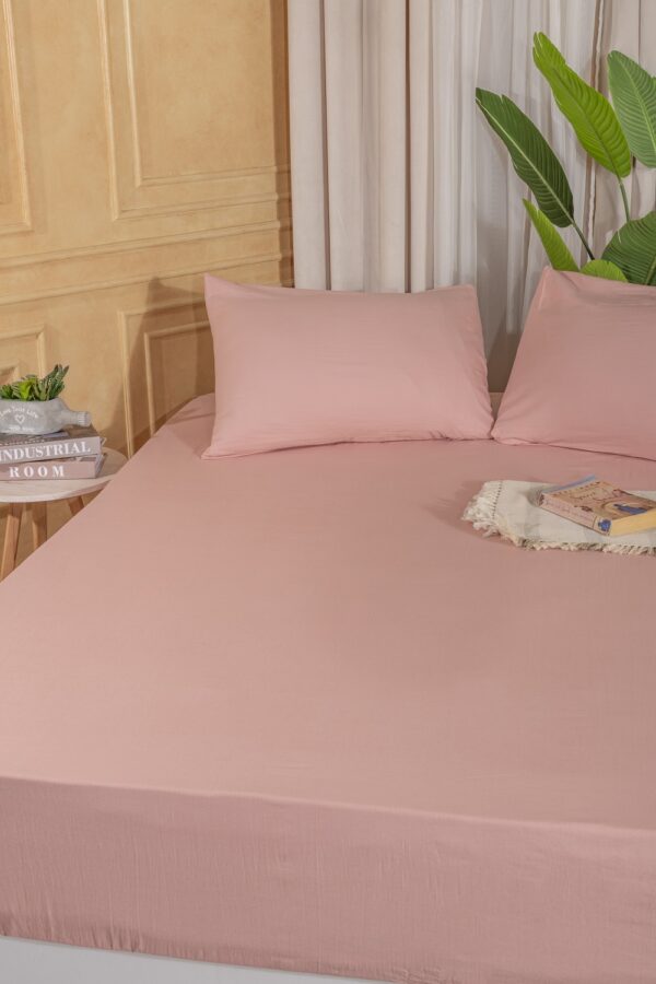 Percale Fittedsheet 120 cm , 2 pcs - ملايه استيك بيركال ١٢٠ سم ٢ق