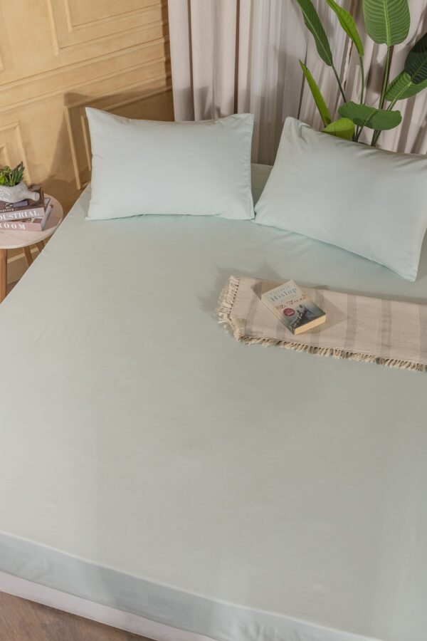 Percale Fittedsheet 120 cm , 2 pcs - ملايه استيك بيركال ١٢٠ سم ٢ق